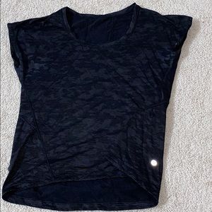 EUC Camo Lululemon Running Shirt